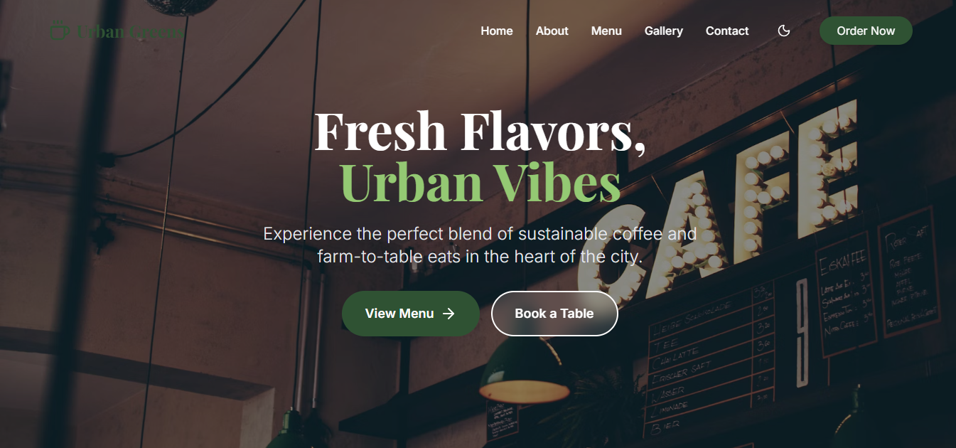 Urban Greens UI